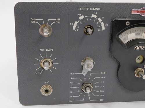 Collins KWM-2A WE Ham nadajnik-odbiornik radiowy (bez gałek kryształowych rur, nieprzetestowany) - Zdjęcie 4 z 11