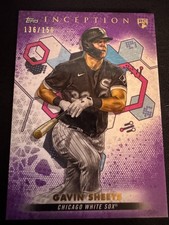 2022 Topps Inception - Gavin Sheets (136/150) - Rookie - Purple - White Sox