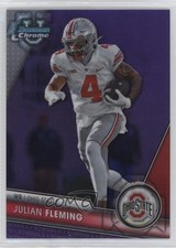 2023 Bowman U Chrome Purple Refractor 201/399 Julian Fleming #109 13kh