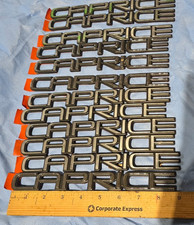 Chevrolet Caprice Nameplate Letters Emblembadge 8 34 Free Ship See Vol Discc