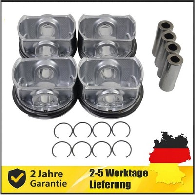 4x Kolben Satz für Audi VW Golf Passat Skoda Octavia 2.0 TFSI TSI GTI RS Ø 21mm