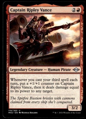 2021 Modern Horizons 2 Captain Ripley Vance Draft_Innovation/Uncommon #119