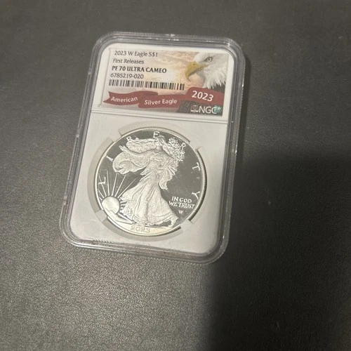 2023-W Proof $1 American Silver Eagle NGC PF 70 Ultra Cameo First Releases