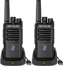 Retevis RT68H Walkie Talkies for Adults, FRS 2 Way Radio Long Range, 2 Pack ...