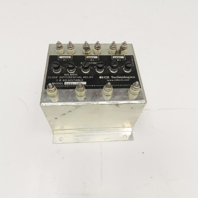 Wilmer CII Tech. D101-7X Close Differential Relay 3Ph Adjustable 208V Parts