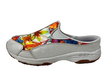 Easy Spirit Traveltime Women's 7.5 Slip-on Colorful Floral mules clogs shoes