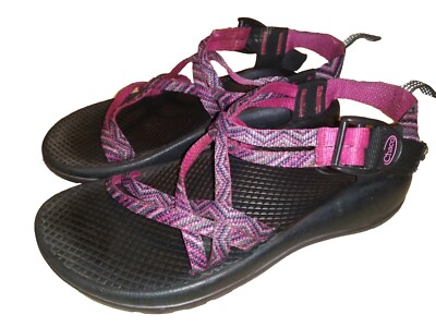 Chaco ZX/1 EcoTread Girls Sandals SZ 3 Pink/Gray/White Athletic | eBay