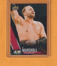 QT Marshall 2021 Upper Deck AEW Wrestling Red Parallel Version Card # 100/100 