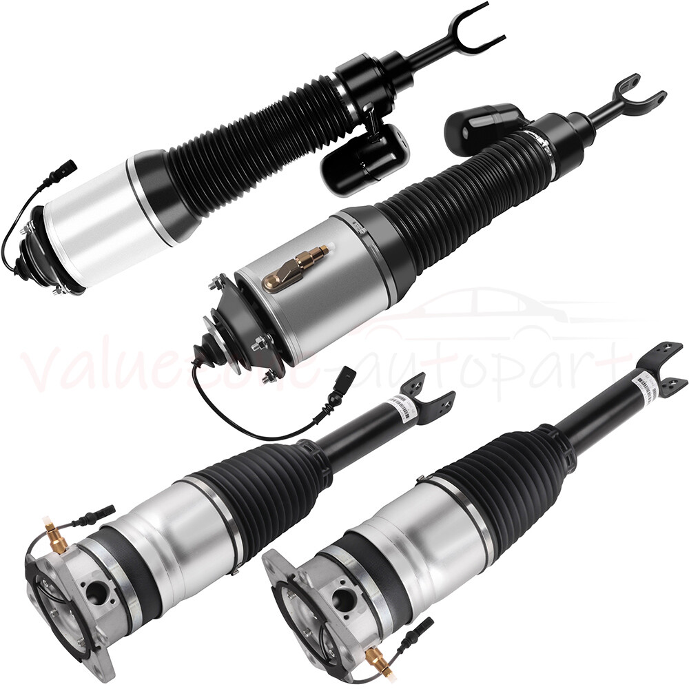 4* Front Rear Air Suspension Shock For Bentley Continental GT VW Phaeton 2003-13