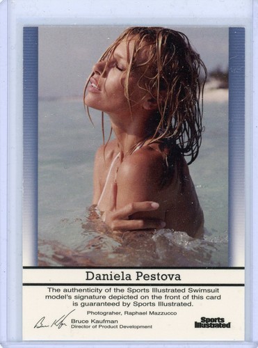 DANIELA PESTOVA 2006 SPORTS ILLUSTRATED SI SWIMSUIT Autograph AUTO CARD - Picture 2 of 2