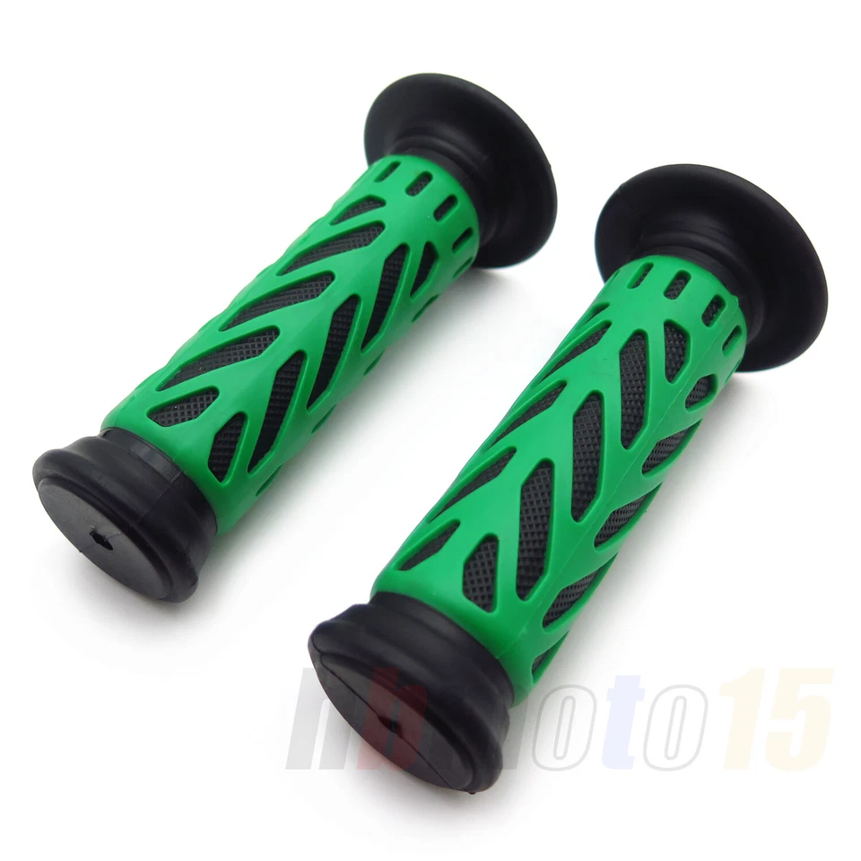 Одна пара 7/8-дюймовых зеленых гелевых ручек для квадроциклов гидроциклов Kawasaki Ninja 650 - Изображение 4 из 4
