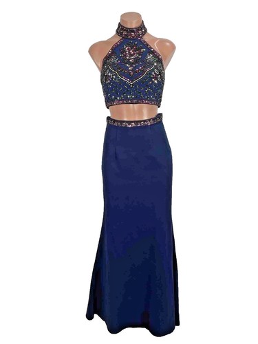 Sherri Hill Formal Floor Length Dress Size 6 With Blue Floral Embroidery | eBay Sherri Hill Formal Floor Length Dress Size 6 With Blue Floral Embroidery | eBay