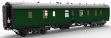 0-gauge Darstaed FINESCALE Mk1-BG Baggage Car -Southern Greem. SRDMK1-7B