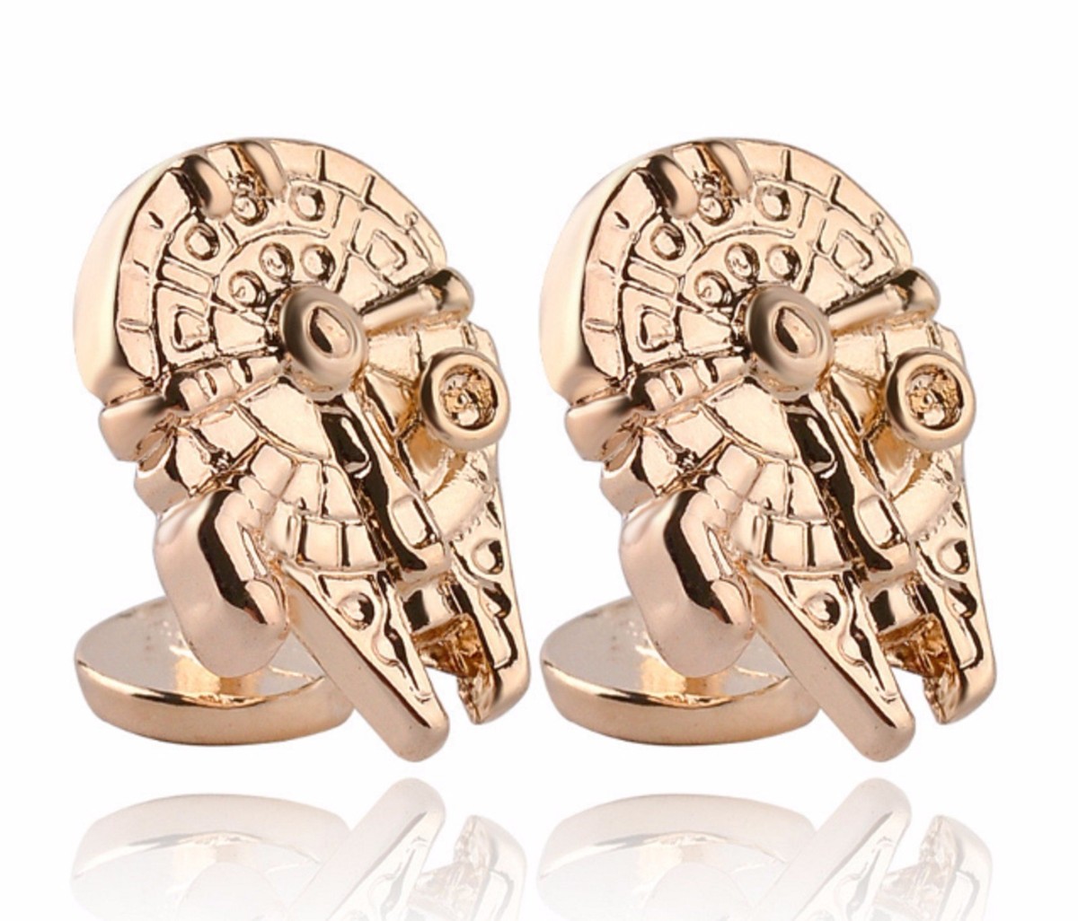 Boutons De Manchette Falcon Millenium – Star Wars – Avec écrin Cadeau – Collector