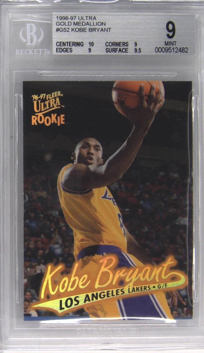 1996 Ultra Kobe Bryant Gold Medallion Rookie #G52 None 9