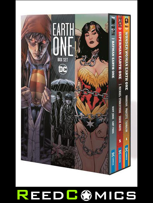 EARTH ONE BOX SET GRAPHIC NOVELS Collects All 3 - Batman, Superman, Wonder Woman
