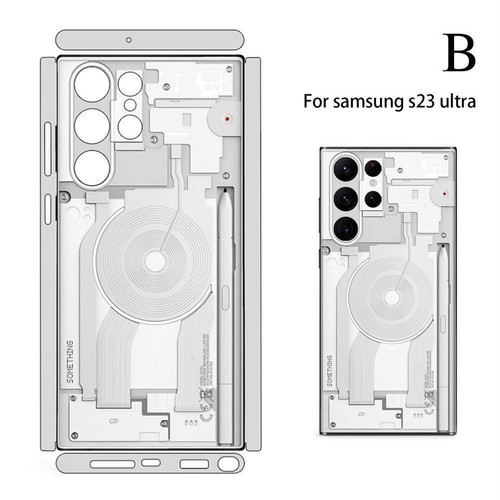 Full Cover Skin Film for Samsung Galaxy S23 Ultra Aufkleber Anti-Kratzer P3Q7 - Picture 11 of 11
