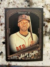 2018 TOPPS ALLEN GINTER X BASEBALL BASE CARD BOSTON RED SOX JACKIE BRADLEY #254