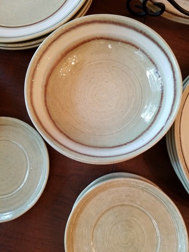 MCM Baldelli Mid Century Pottery - Plates - Soup/Salad Bowls - Cups Italy VTG - Picture 3 of 11