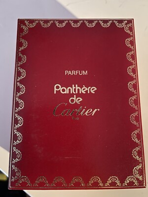 Cartier Panthère de Cartier Parfum 30 ml Flakon Box leere Verpackung Vintage TOP