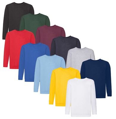 Maglione Fruit Of The Loom Classic RW3154 (Grigio