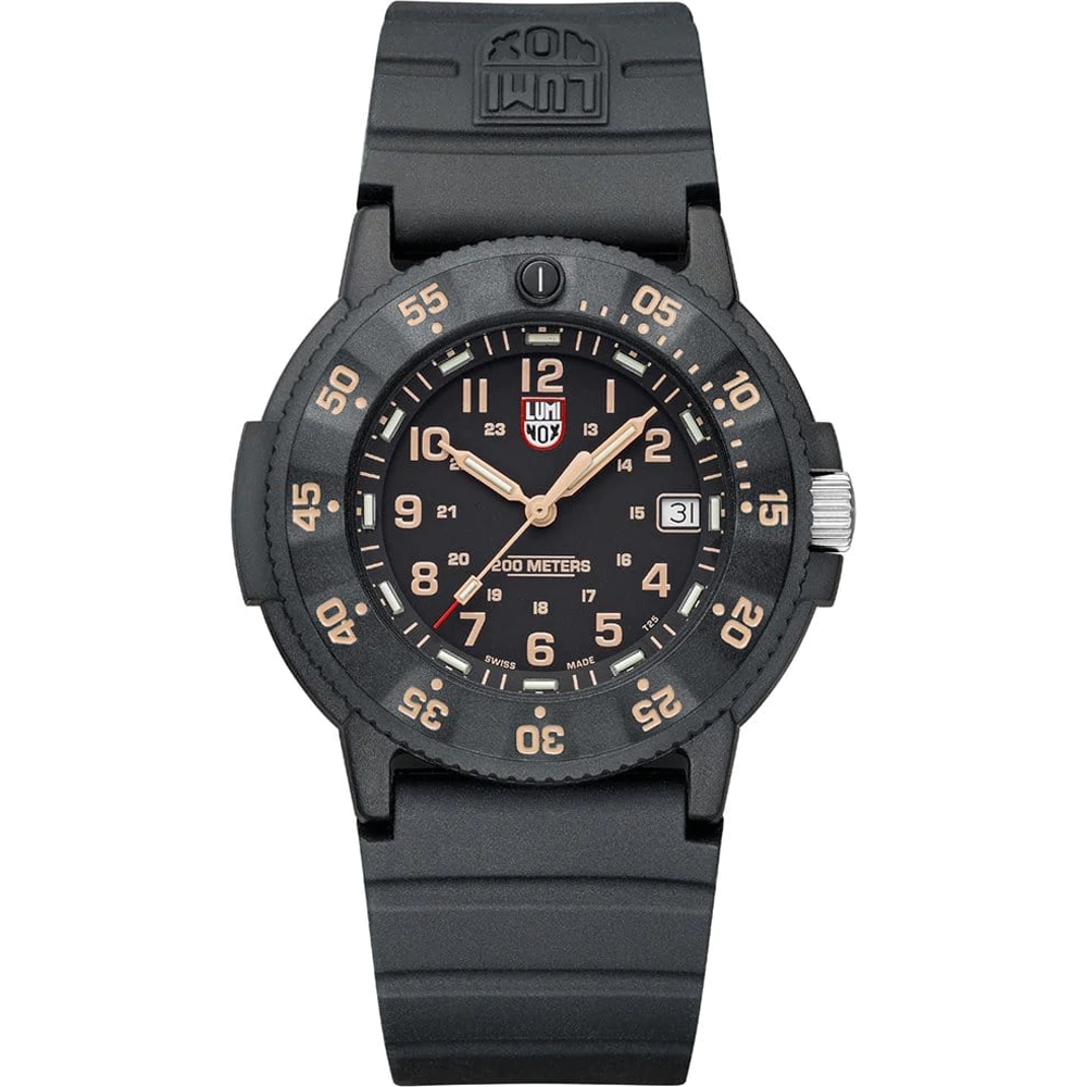 Luminox XS.3001.EVO.OR.S Navy Seal Black Dial Date Display
