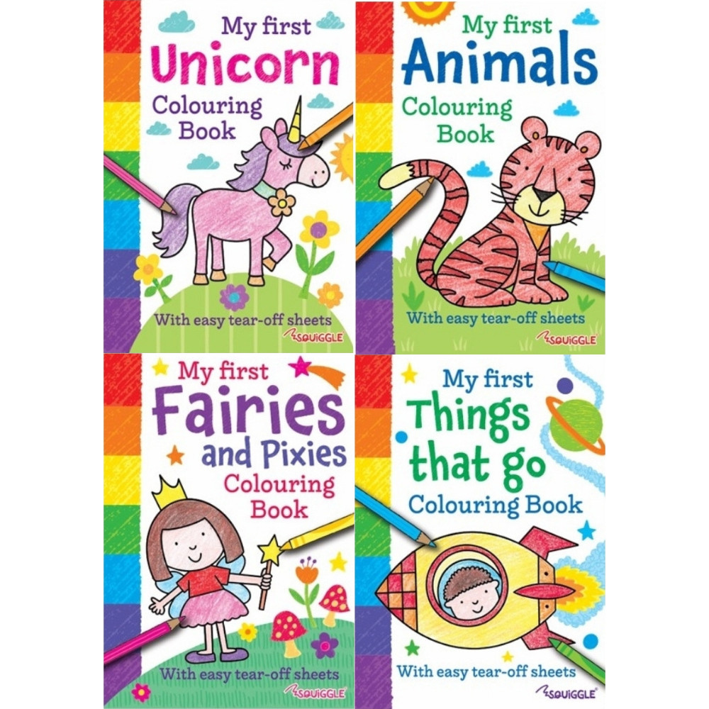 B&Q -  A4 My First Animals Things That Go Colouring Book Assorted Early Learning Colouring Book Helps Develop Key Skills Before Starting - Image 3