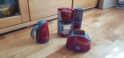 Theo Klein Frühstücksset Toaster Kaffeemaschine im Bosch Design 9580  gebraucht