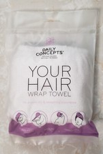 NEW Daily Concepts Your Hair Wrap Towel For a quick dry smoothing experience
