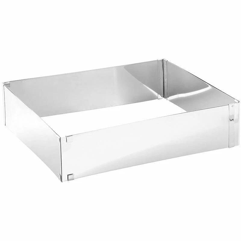 Edelstahl-Backrahmen, rechteckig, verstellbar auf maximal 47 x 38 cm - Bild 2 von 4