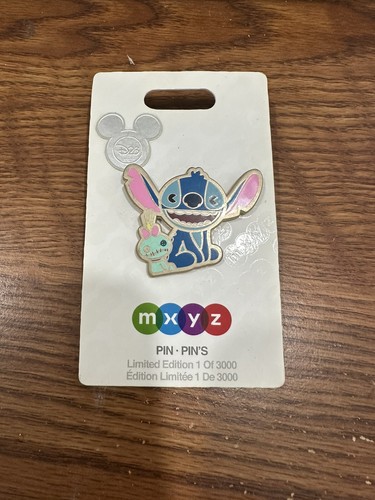 Disney D23 Expo 2017 Exclusive MXYZ Stitch And Scrump Pin Le 3000