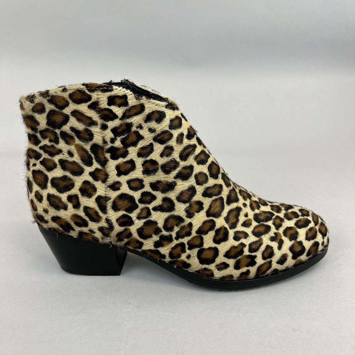 Leopard Print Mila Myth Ankle Boot Clarks Mila Myth Leopard Print Pony Hair  Ankle Zip Up Cowboy
