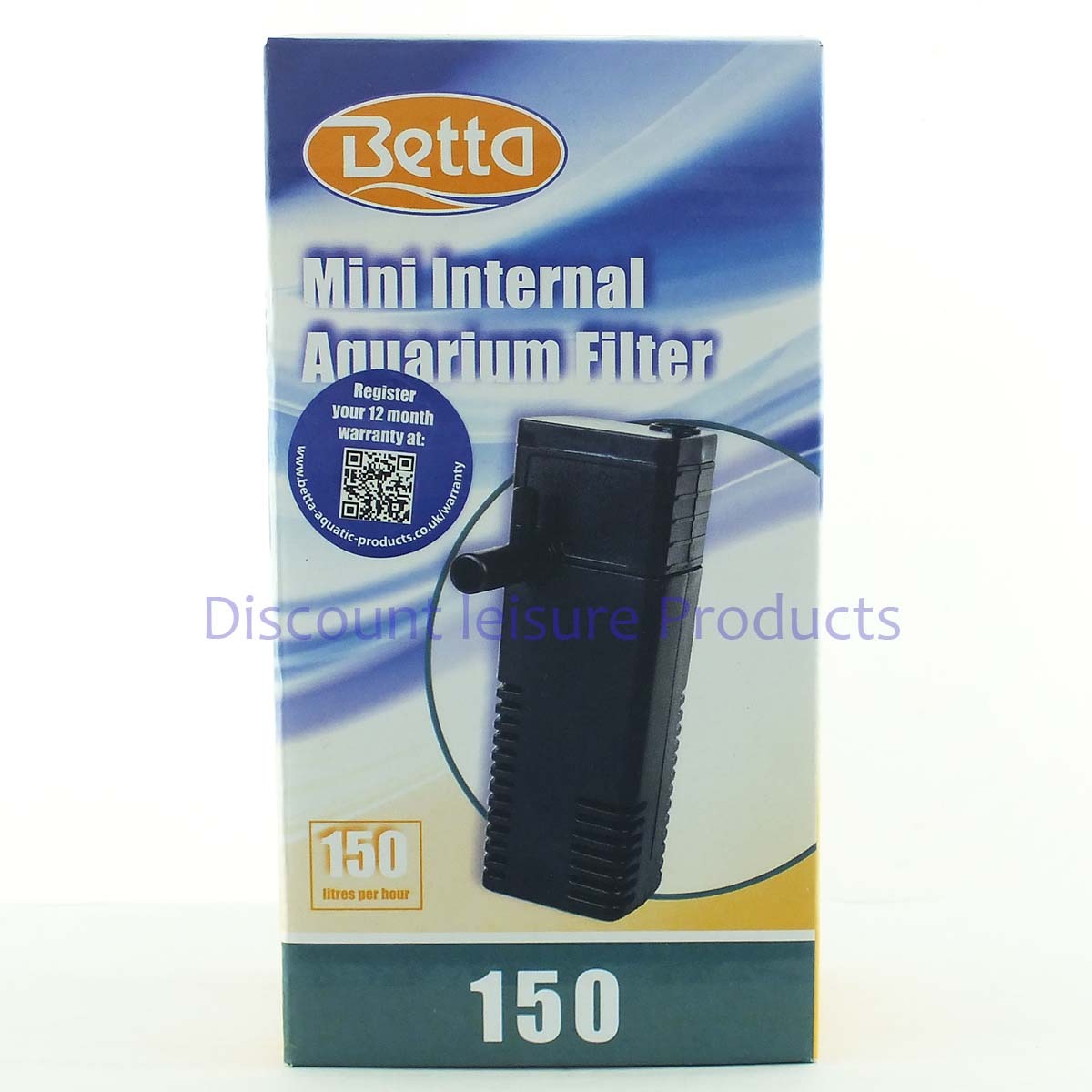 Betta 150 l/hr. Aquarium Internal Filter Submersible Fish Tank Filter Pump