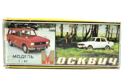Moskvitch Blue Moskvich 412 Taxi Tantal 1:43 USSR Excellent