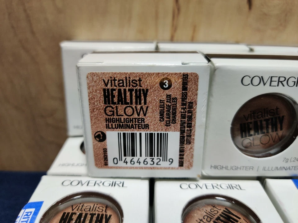 Lot of 15 CoverGirl Vitalist Healthy Glow Highlighter Illuminator 3 Candlelit  - Image 2 of 2