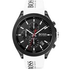 HUGO BOSS Velocity HB1513718 Black Dial Rubber Strap Men's Watch 44mm