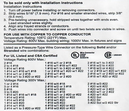 (100) Orange Wire Connector Twist Nut Electrical 22-14 gauge AWG Auto Home USA - Picture 2 of 3