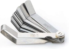 Feeler Gauge Set Steel Valve Lash Adjustment Tool Metric