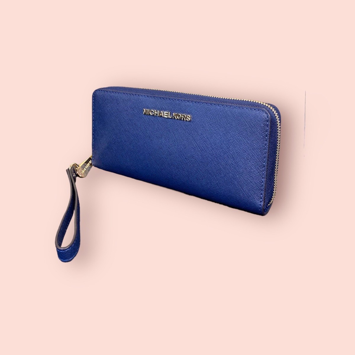MICHAEL KORS Bedford Travel Continental Leather Wallet In Admiral