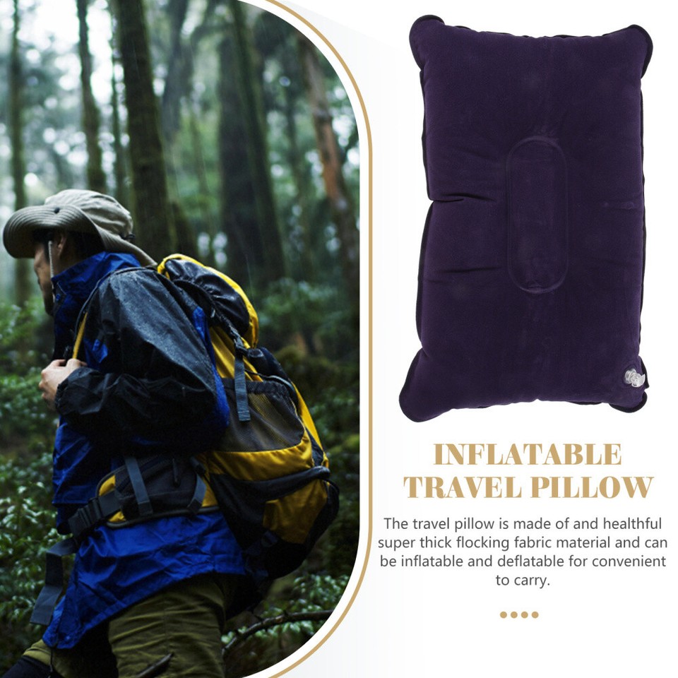 Travel Pillow Superthick Inflatable Travel Pillow Vacation Travel eBay