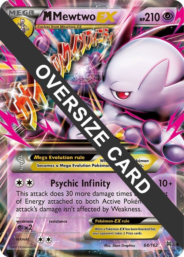M Mewtwo Ex 064/162 Jumbo Cards for sale | eBay