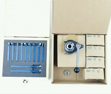 Multifix AA 40 Position Quick Tool Post Kit & 6mm 11PCS Brazed Turning tool kit 