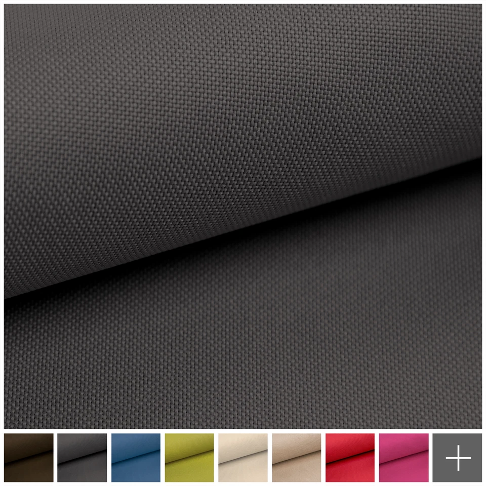 novely® HANAU UNI - Polsterstoff Möbelstoff Baumwoll Optik | Meterware | 1lfm