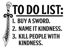 Pirate To Do List 2 pcs 3.25 Inch Black Fused Glass Decals