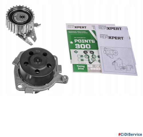 Kit Distribuzione + Pompa Acqua INA Alfa Romeo 145 147 156 1.4 1.6 Twin Spark - Imagen 3 de 4