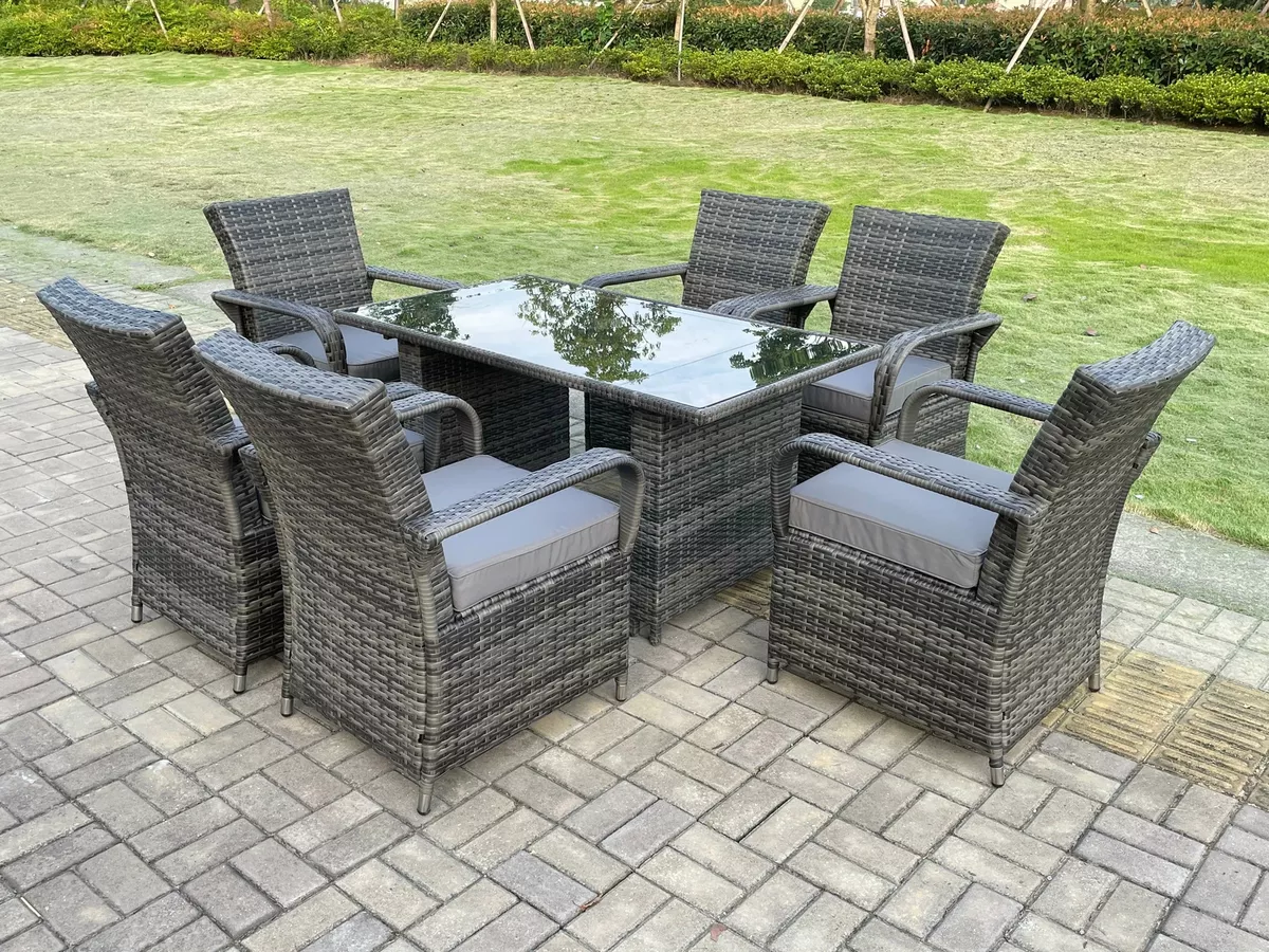 6 chair garden table set online