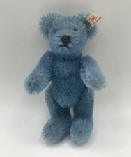 RARE STEIFF MEMBERSHIP CLUB GIFT 1998 BLUE MOHAIR TEDDY BEAR