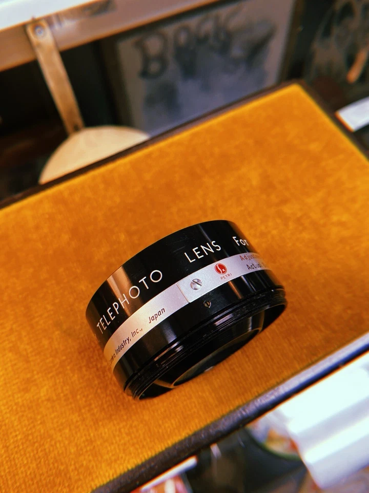 Lente de cámara auxiliar Petri de colección teleobjetivo de 45 mm y gran angular de 45 mm 1:1,8 con estuche Foto 4 de 4