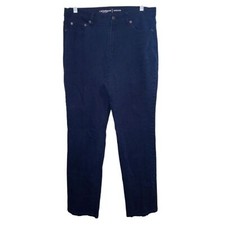 Liz Claiborne Pants Size 10 Hepburn Fit Casual Dark Blue Jeans Casual Straight