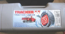 TRACKER-LT TRACTION CABLES~1665-10~14" 15" 16" Wheels~Truck Cable Chains~NEW